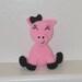 Plush Pig - Handmade Crochet Stuffed Animal