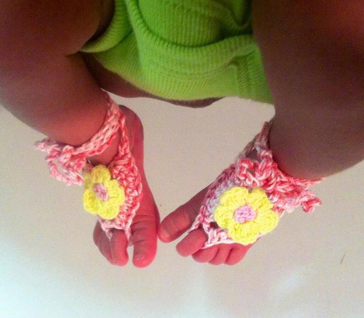 Baby Barefoot Sandal Newborn Size