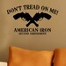 Dont Tread On Me Vinyl Wall Art
