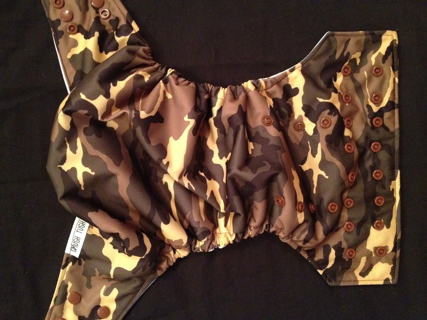 One-Size Cloth Diaper Cover: Camo Print
