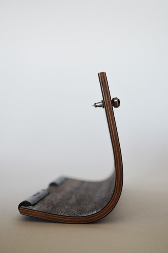 Small Bent Ply Earring Holder