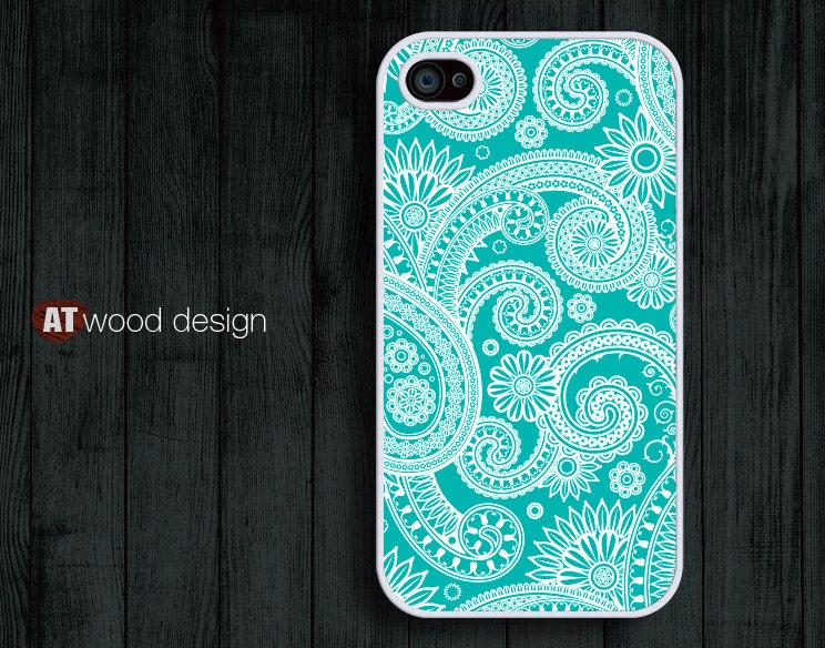 blue flowers beautiful  Hard case Rubber case iphone 4 case iphone 4s case New Iphone 5 case unique case
