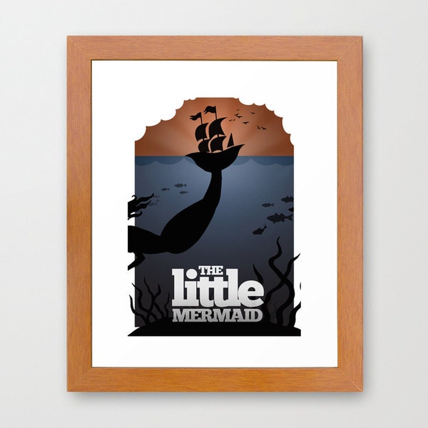 Disney's The Little Mermaid Minimalist Poster