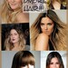24 Inches Long / Double Wefted / F U L L Set// T R I tone - Dark Brown to Blonde- Ombre Effect- Clip Ins - Remy Hair