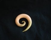 Custom Ombre Glitter Tipped Spiral Plugs (Any Size, Any Color)