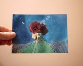 La maison sur la colline -  Postcard