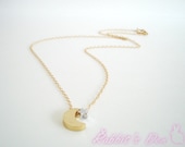 NEW: Moon and Star 14K Gold Filled Necklace