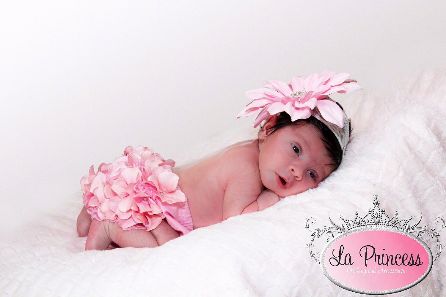 Beautiful Baby Bloomer Set, Photo Props, Newborn Photo Props, Birhday Photo props, Summer Outfit