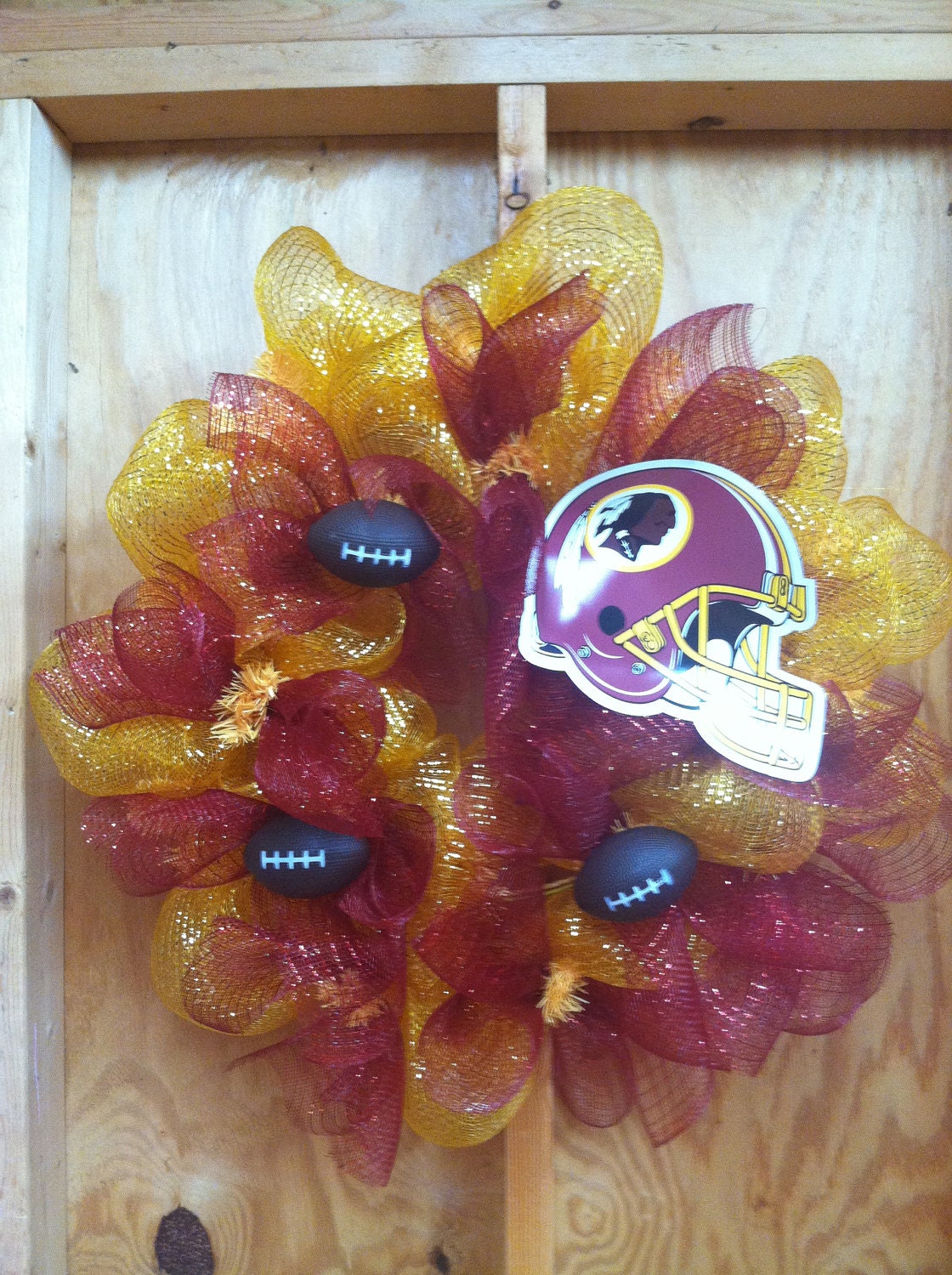 Redskins Football Wreath