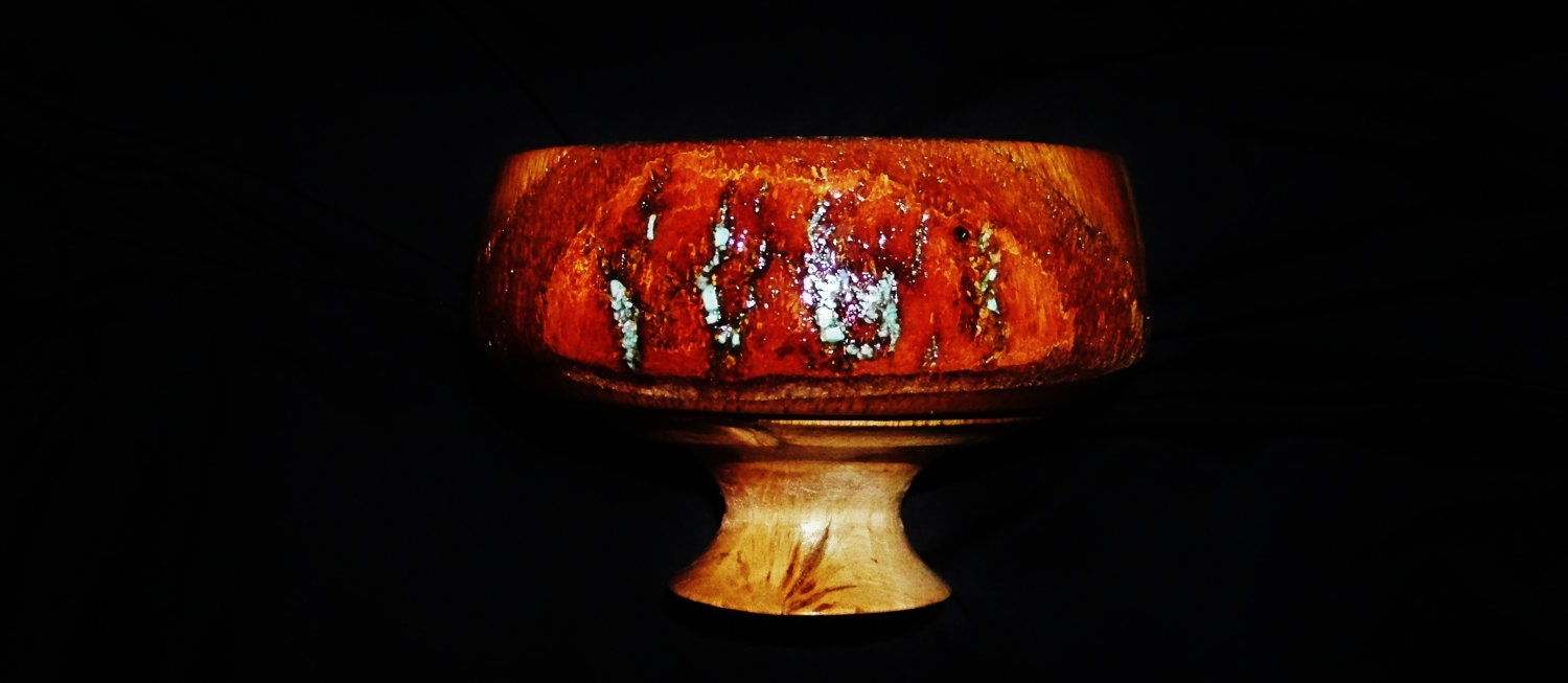Bowl with Stone Inlay