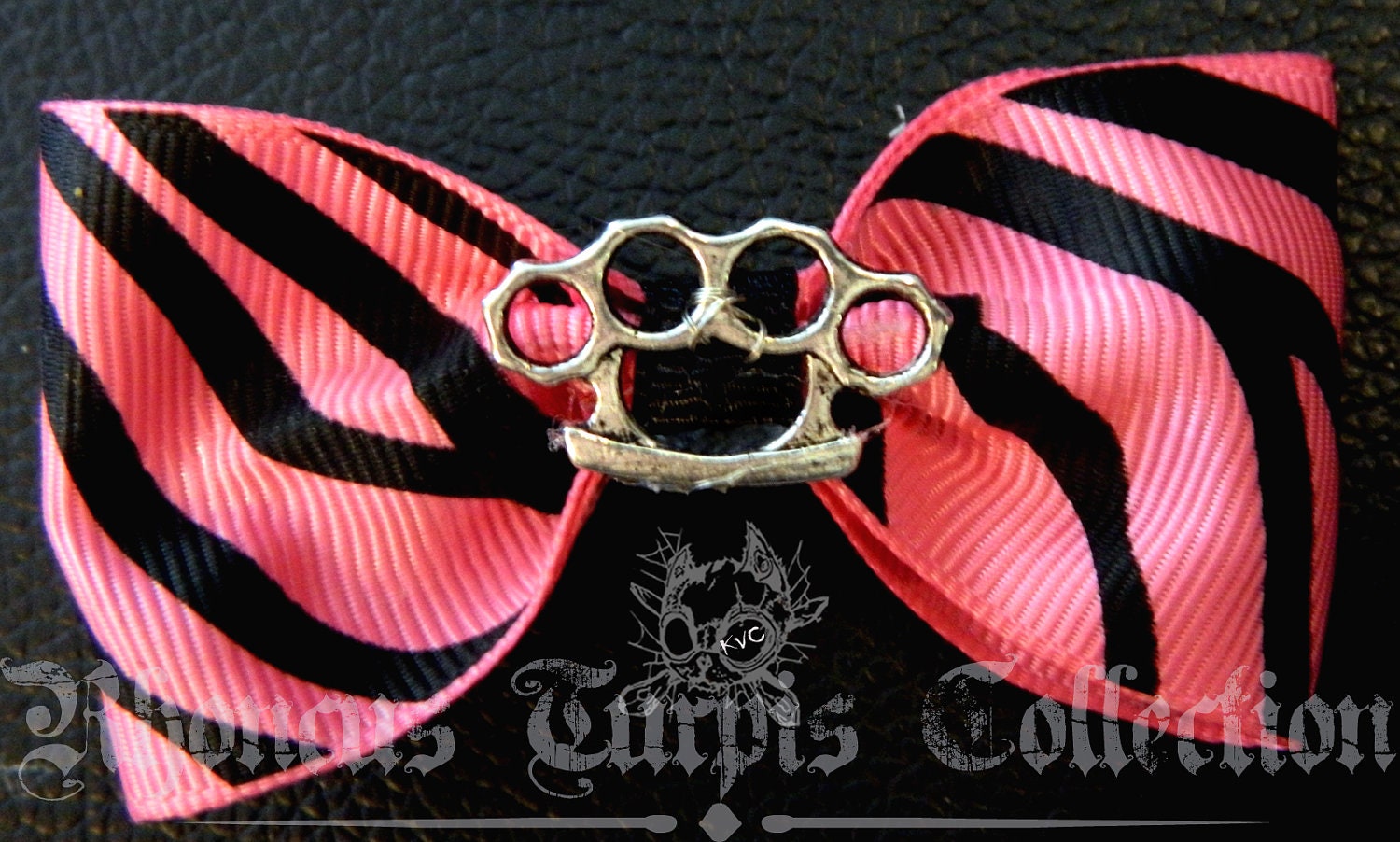 Zebra Brass Knuckles