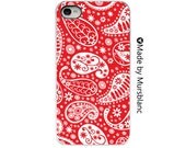 iPhone Case - Paisley pattern in  Red