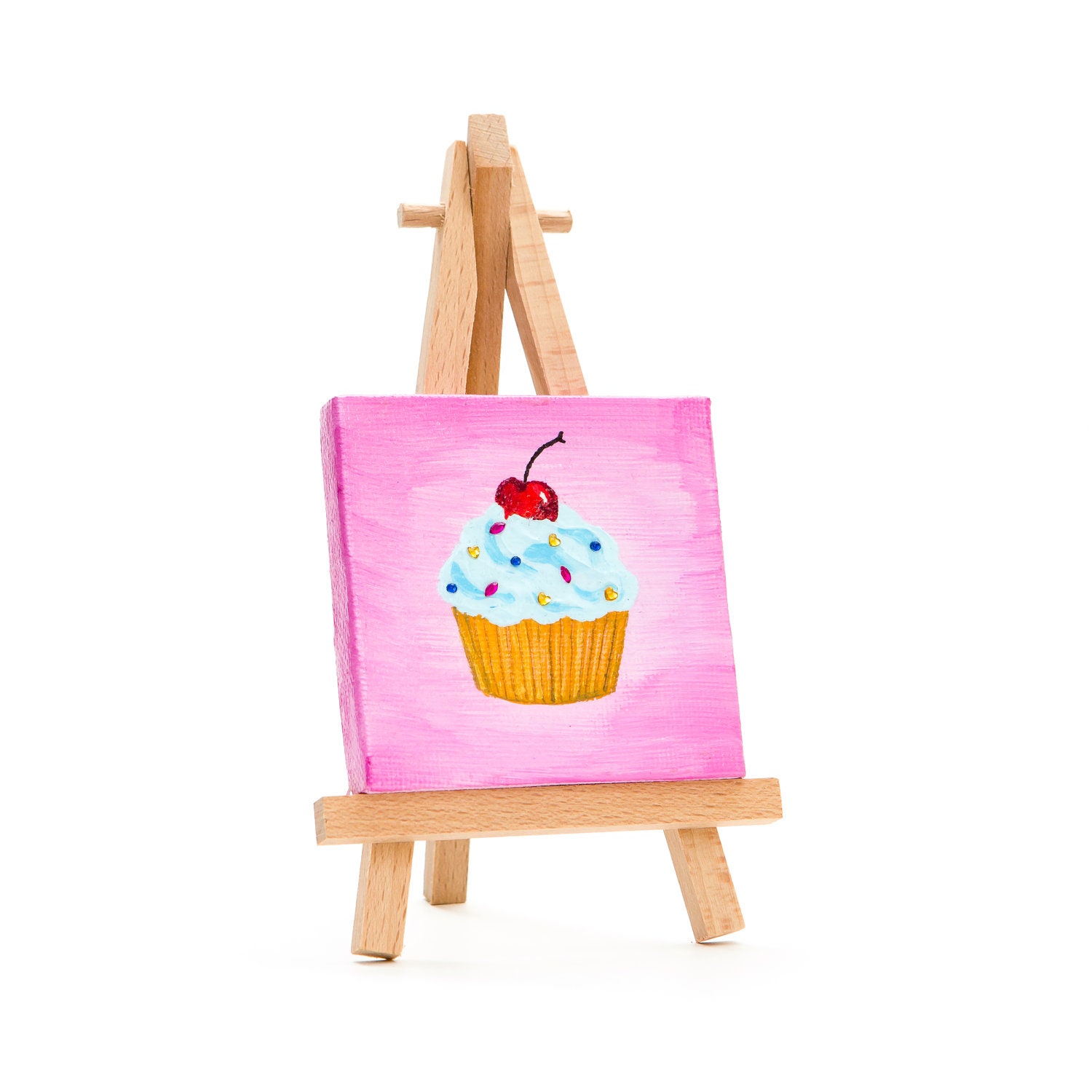 Cupcakes on Canvas - Pink