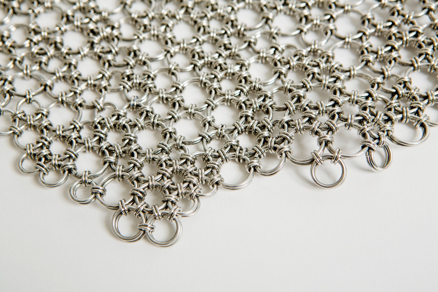 Chainmaille ONE of a KIND Japanese lace necklace collar Custom Made