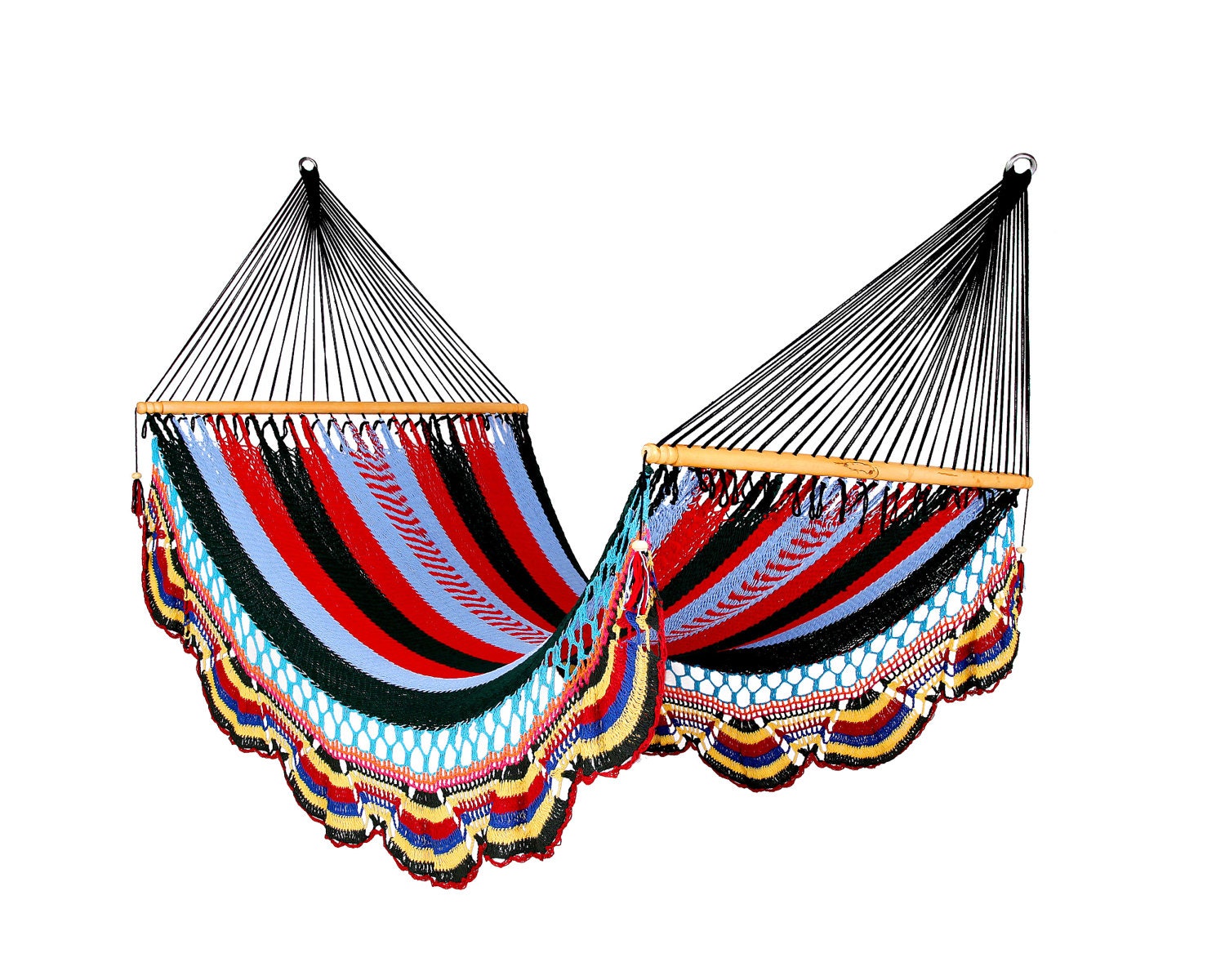 Unique Multicolour handwoven Nicaraguan Hammock