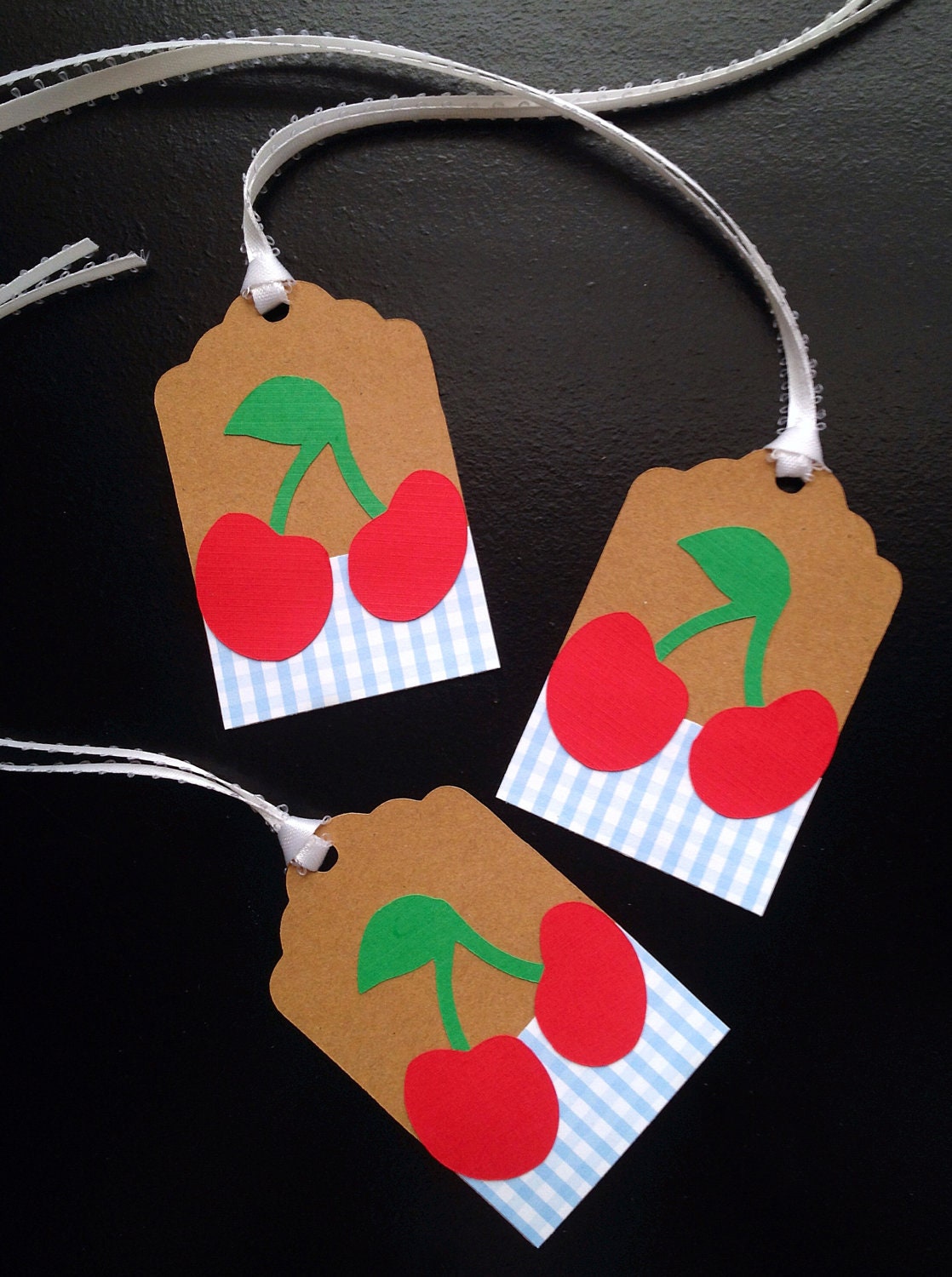 Cherry Tags (Set of 12)