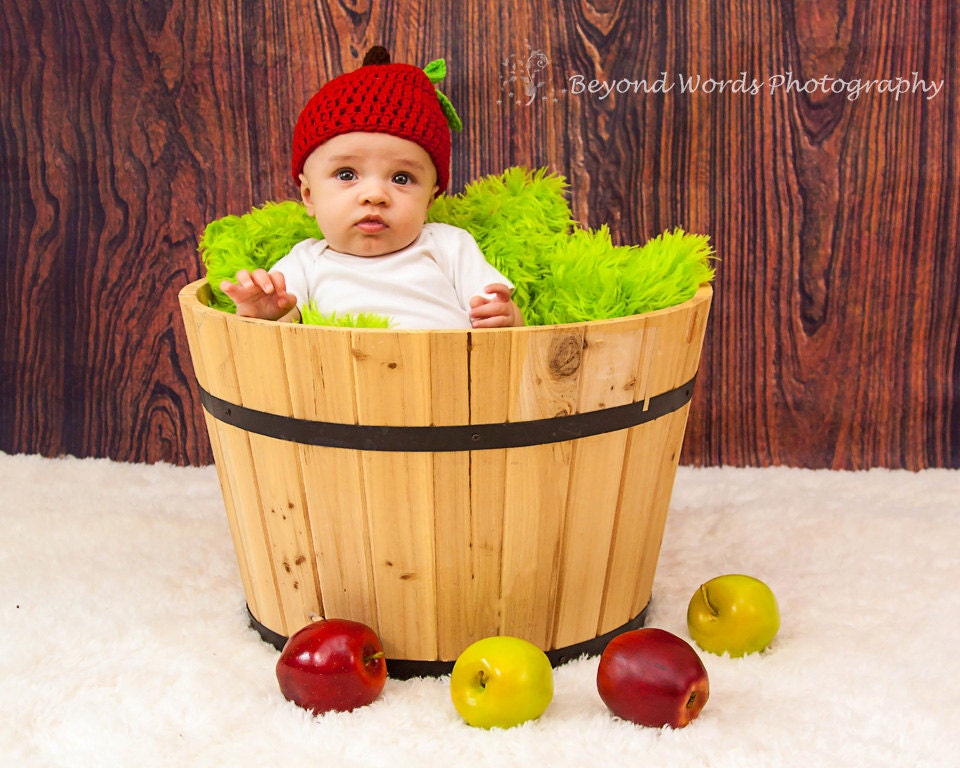 Baby Apple Crochet Hat