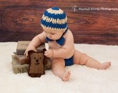 Cabled Crochet Baby Hat- Choose colors