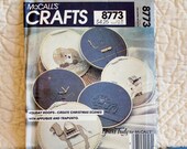 CRAFTS PATTERN 1983 McCALLS 8773 Trapunto Christmas Hoops Nativity 3-oz