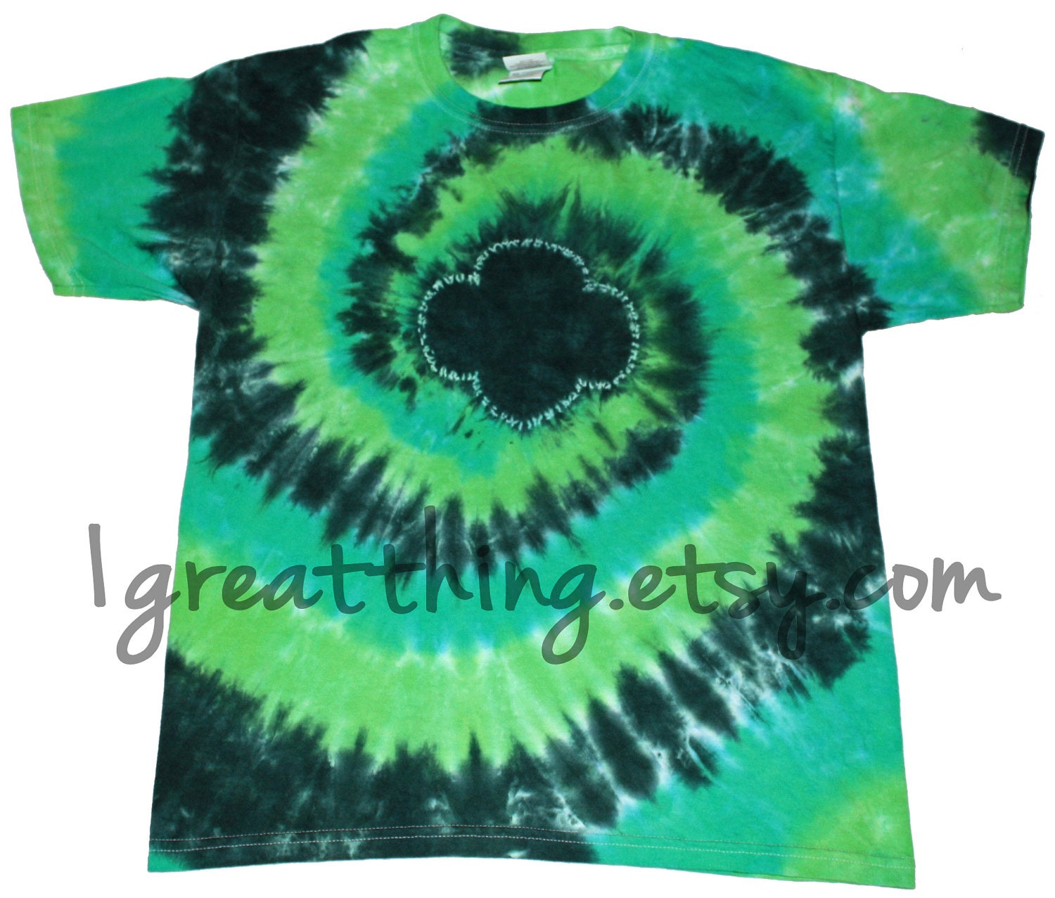 Trefoil Tie Dye T Shirt (Youth Sizes) Perfect For Girl Scouts