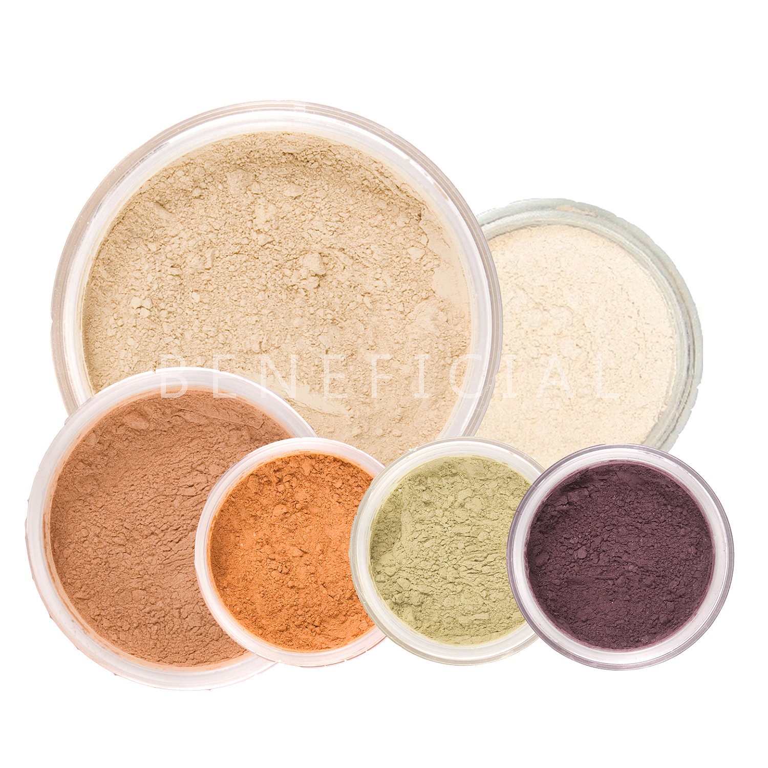 8pc HARVEST GLOW Mineral Makeup Kit - Pure Natural Vegan Mineral Set