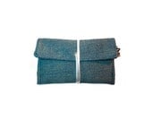 Tobacco pouch "Polka Dot Denim" / Fabric tobacco pouch / Recycled materials