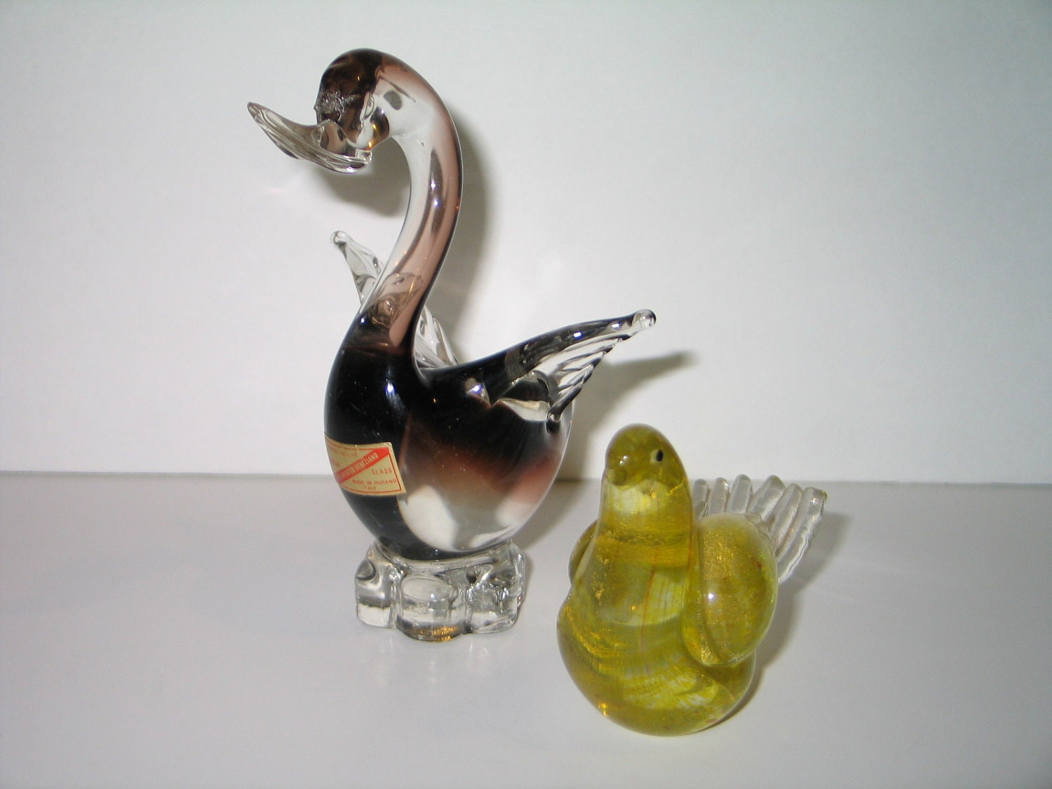 Vintage Murano Birds