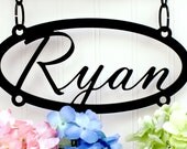 Personalized Child Name Metal Sign - Custom Gift