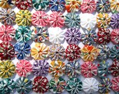Clearance Vintage Mat Yo Yo 1930's Fabric Retro Style