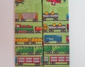Clearance Pocket Tissue Cozy Pouch Holder Childrens Design Trains
