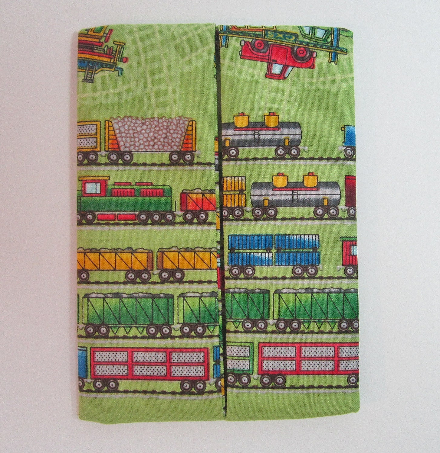 Clearance Pocket Tissue Cozy Pouch Holder Childrens Design Trains