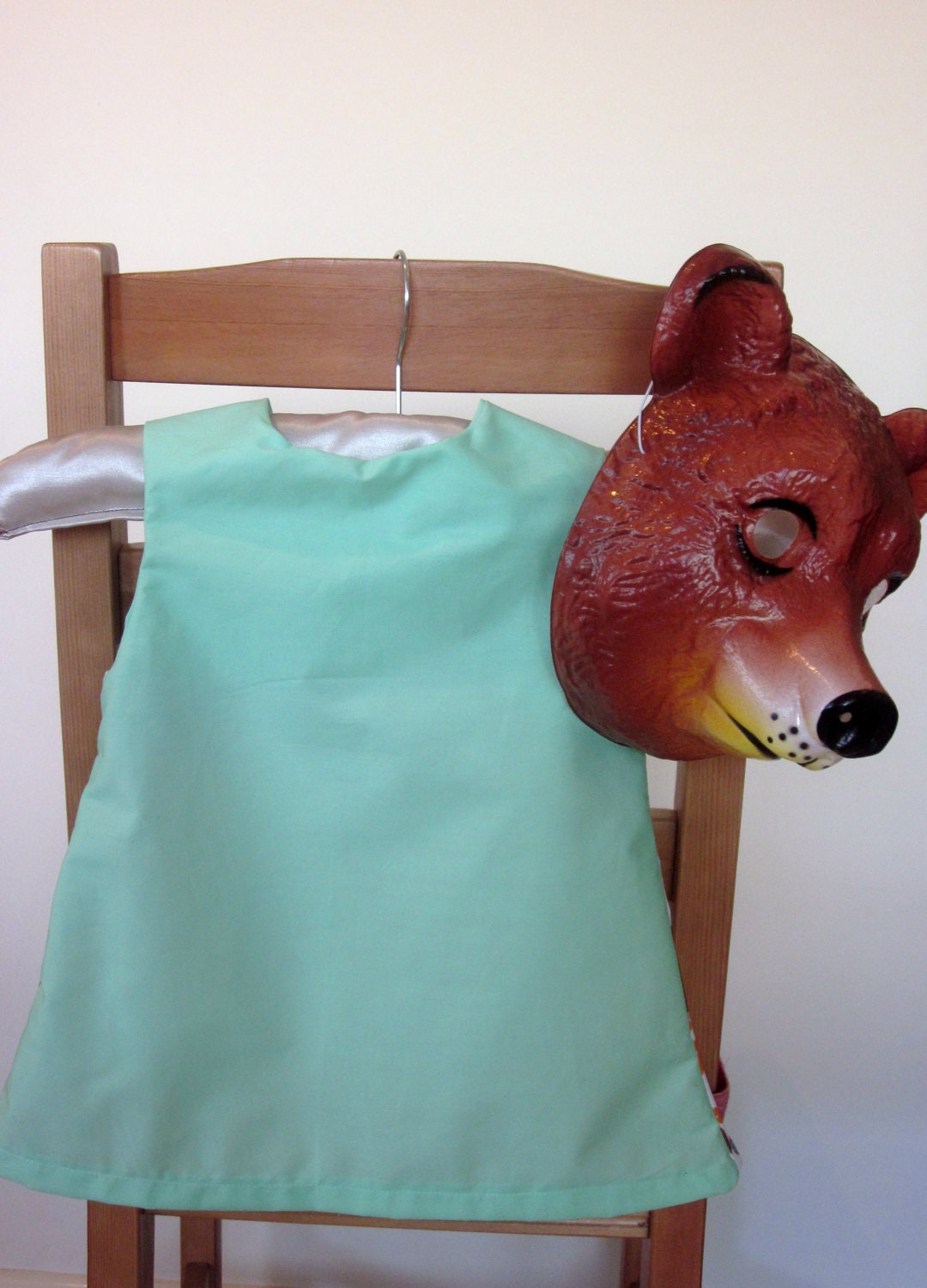 baby girl dress "squirrel me silly"