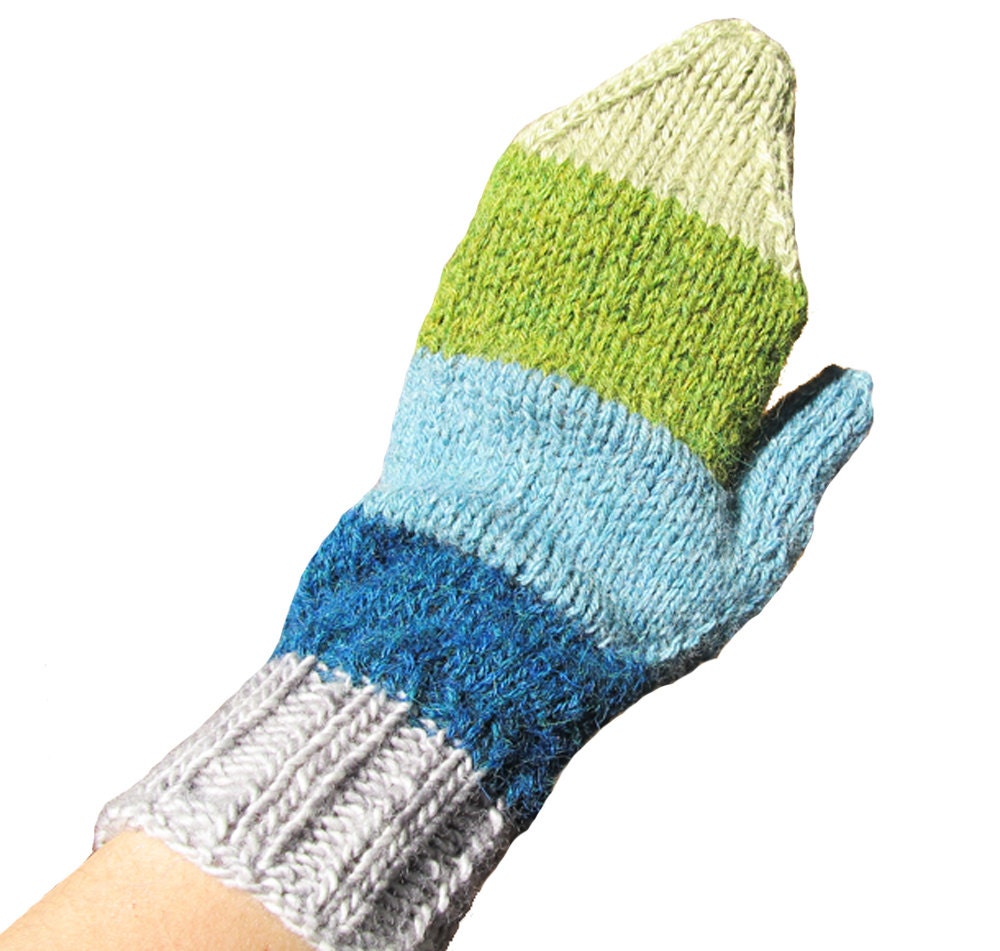 Mittens Knitting PDF PATTERN / Hand Knit Pattern / Edinburgh Mittens Pattern