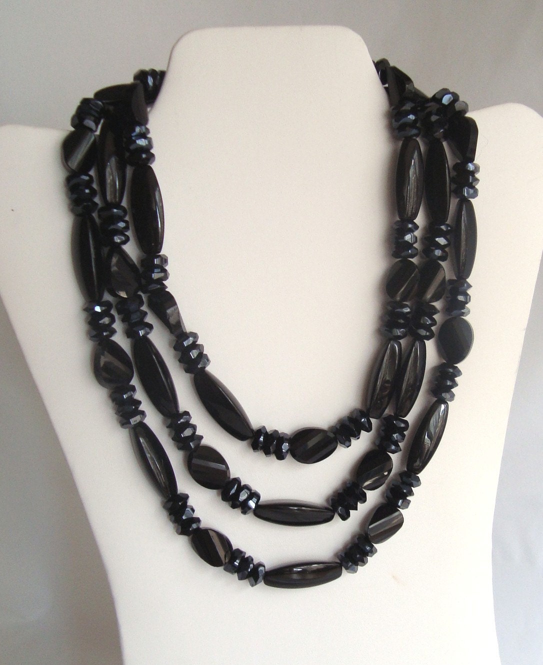 Long Black Necklace