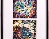 Two paintings from "Cosmos" collection 2012 (watercolor)