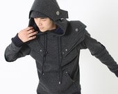 Patrick Armored Knight Hoodie(100% Handmade Wool) Made To Order