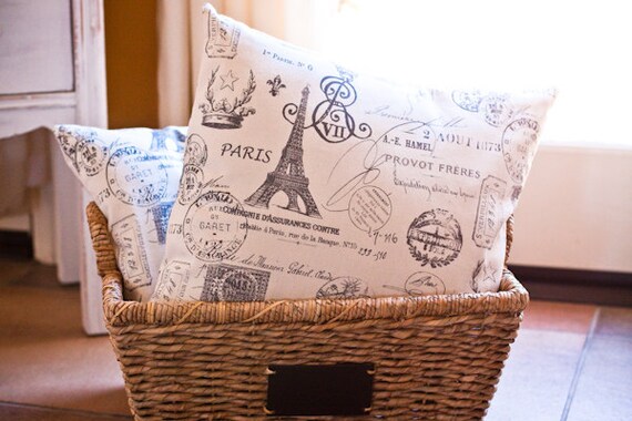 Vintage Parisian Pillows
