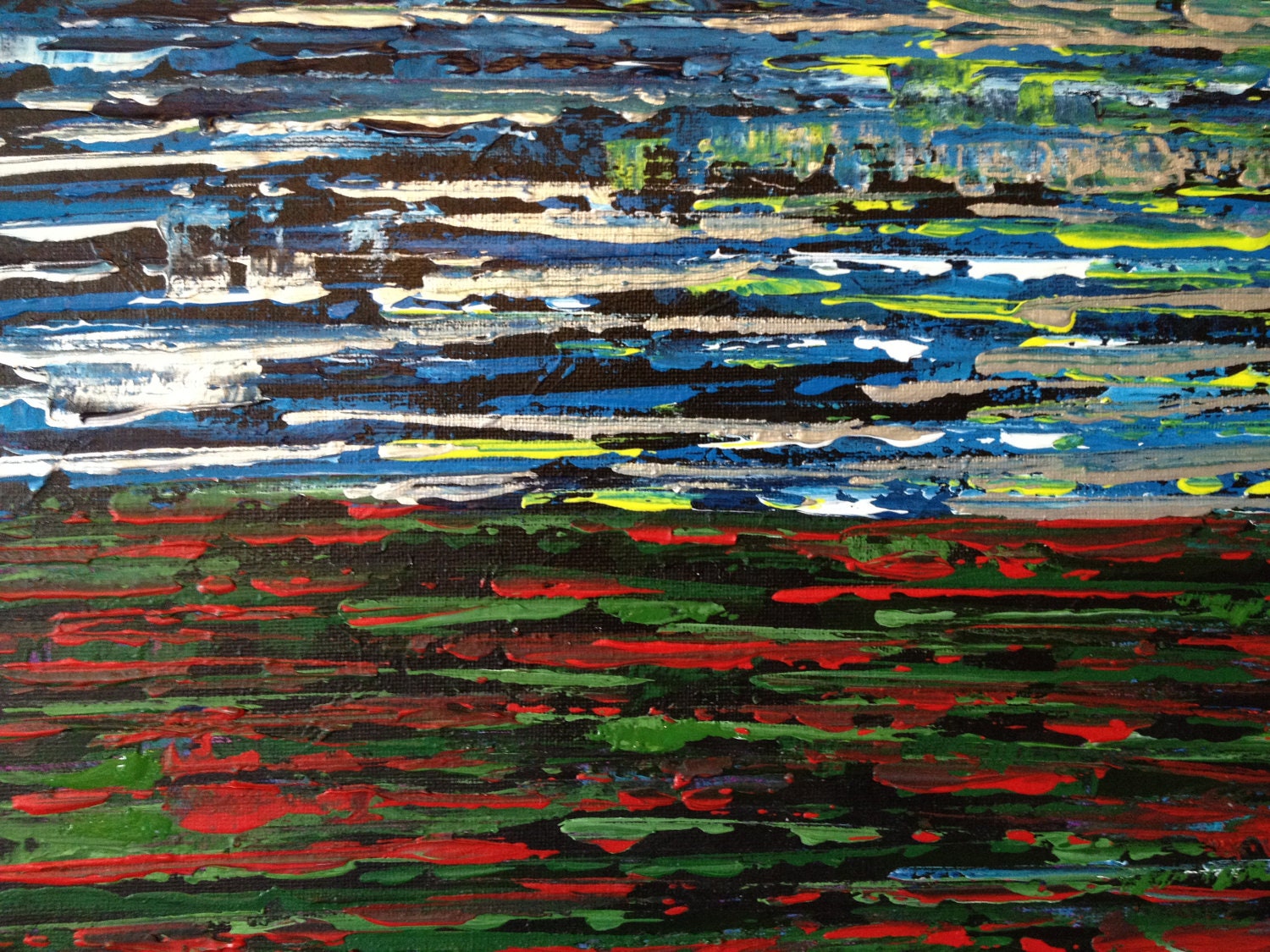 Poppies-Original acrylic painting on Canvas