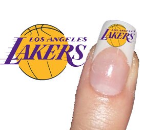 Basketball Nail Art