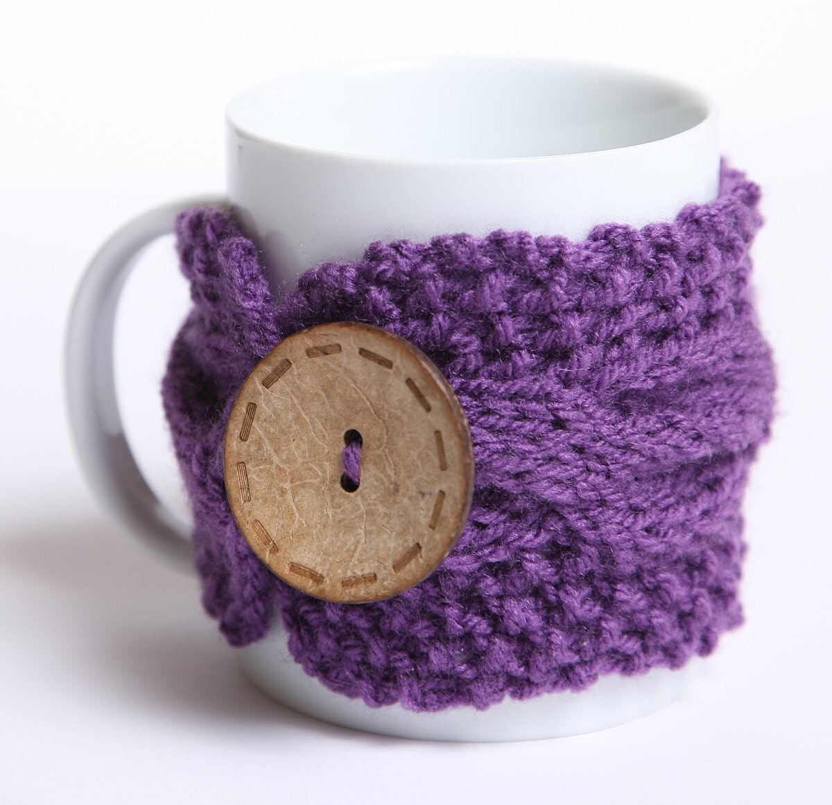 knitted mug