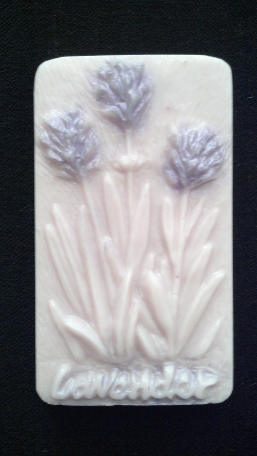 Creamy Lavender Goats Milk soap bar by Lavish Handcrafted