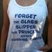 Forget the Glass Slipper This Princess Wears Running Shoes White Burnout Tank Top