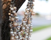Wow. Upcycled Pearl Necklace