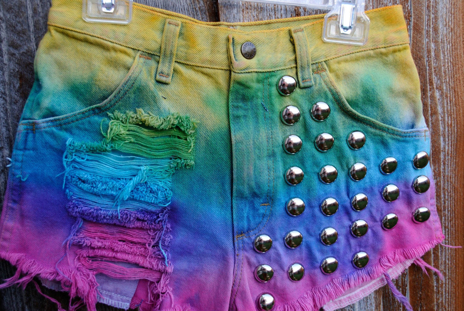 Rainbow Hipster Tumblr Shorts