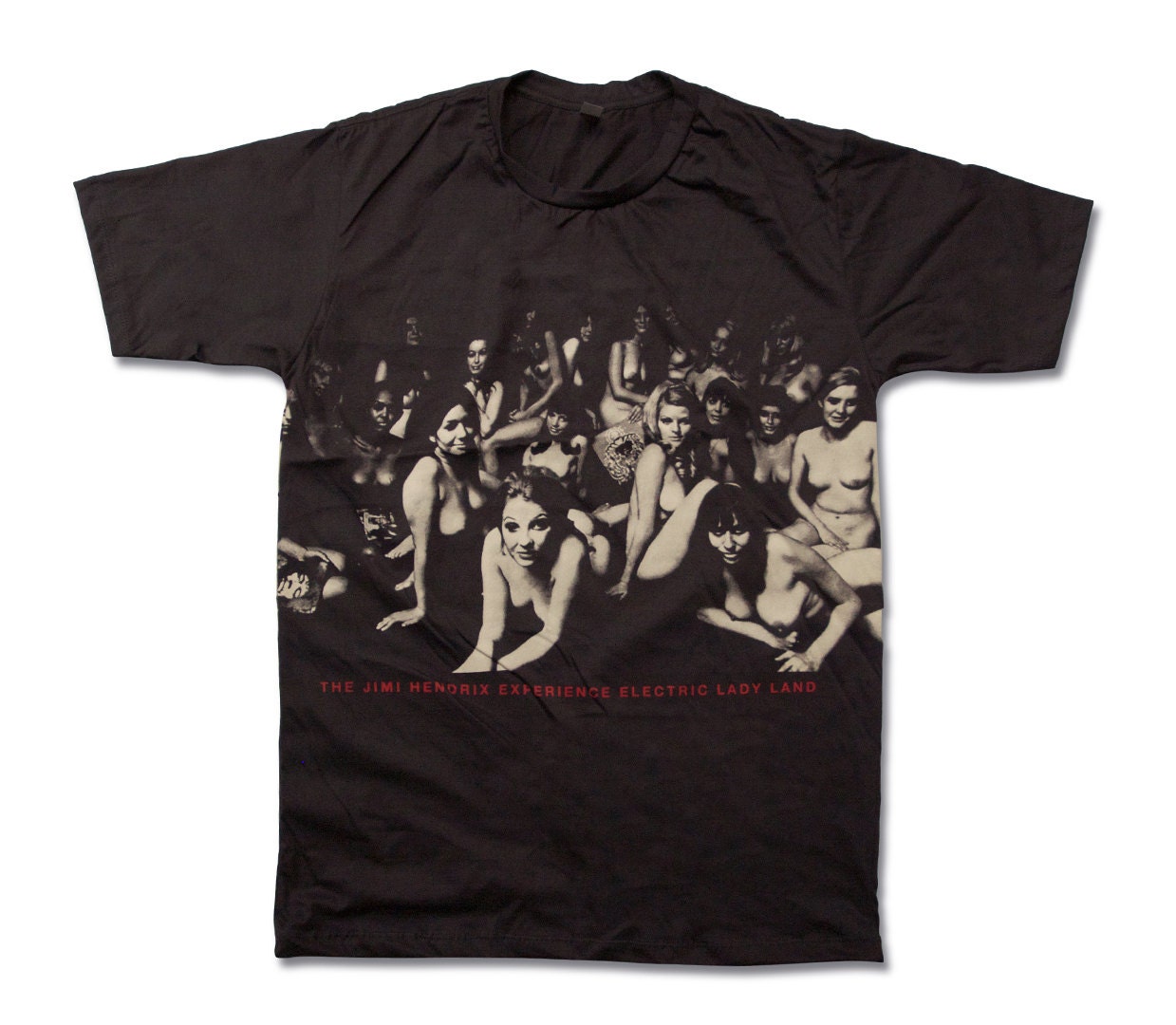 Jimi Hendrix Experience Electric Lady land Handprint T Shirt 60s Album Psychedelic rock Shirt Size S M L XL