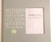 Custom Mother Photo Frame, Baby Shower, New Baby Gift, New Mother Gift, Irish Baby, Gender Neutral Baby Gift