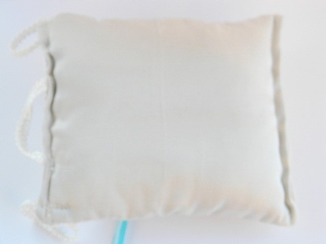 Handmade tooth fairy decorative ring pillow shabby chic vintage DIY wedding