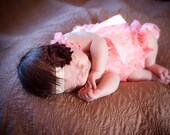 Shabby Chic Hair Clip on Interchangeable Headband Baby Headband Newborn Headband CHOOSE YOUR OWN flower and elastic band Photo Props