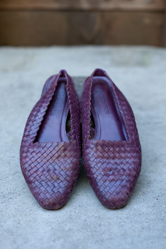 eggplant sandals