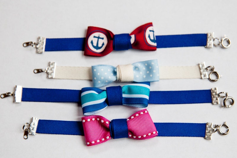 Custom Bow Ribbon Bracelet